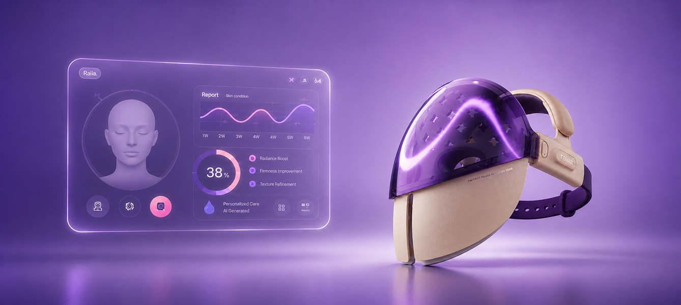 Red Light or Blue Light? How Rai-FACE AI LED Mask Personalizes LED Skincare