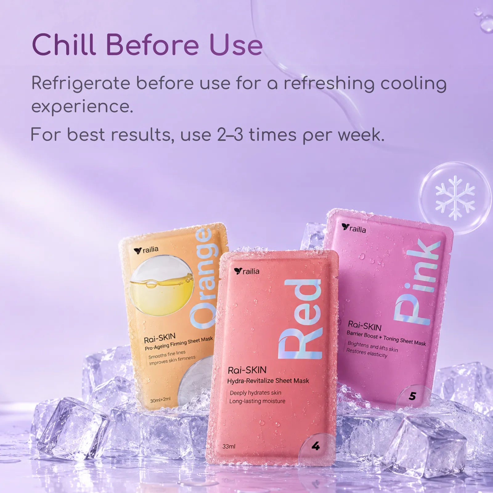 railia Rai-SKIN Hydra-Revitalizing Sheet Mask