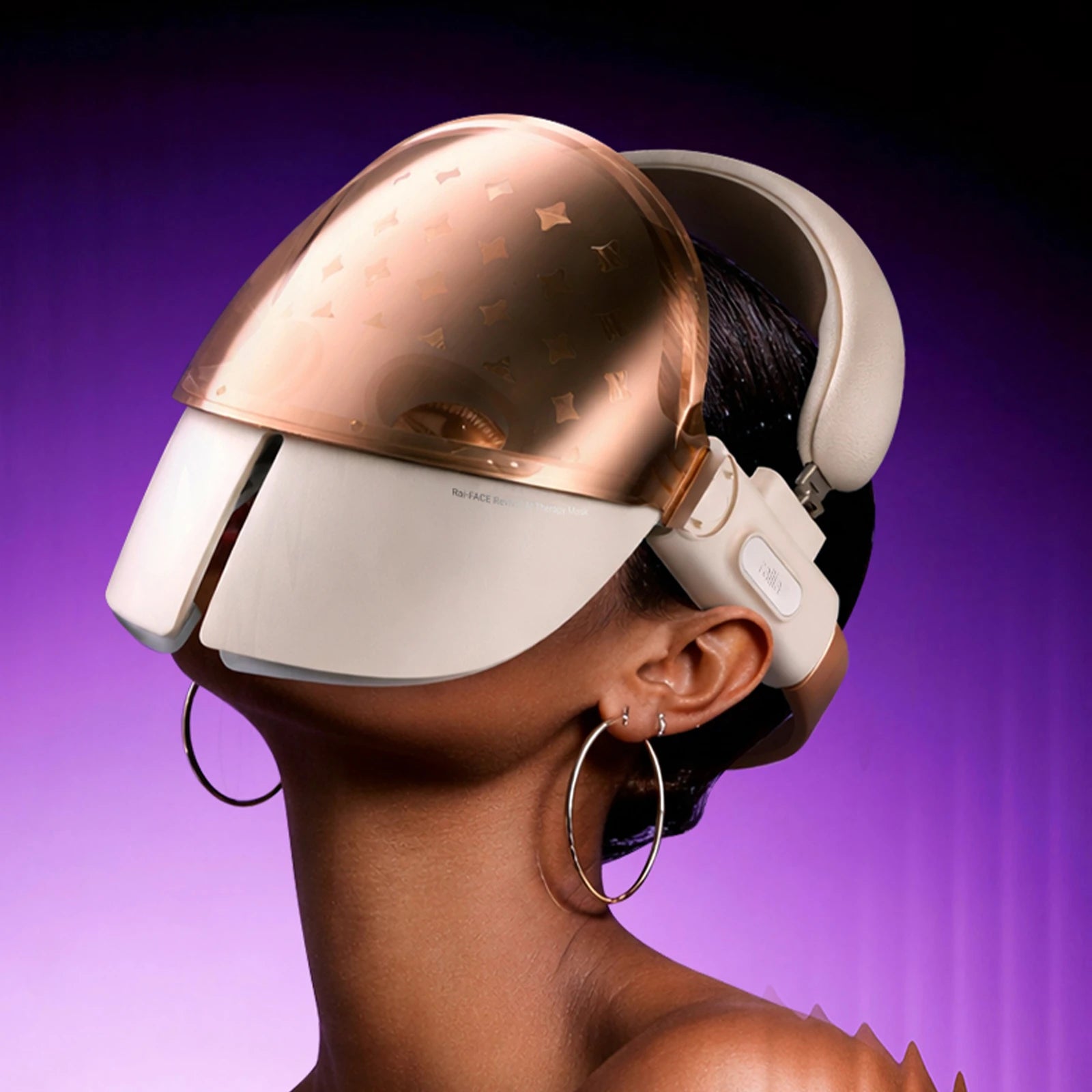 Rai-FACE Revival Al LED Light Therapy Mask - Gold Edition