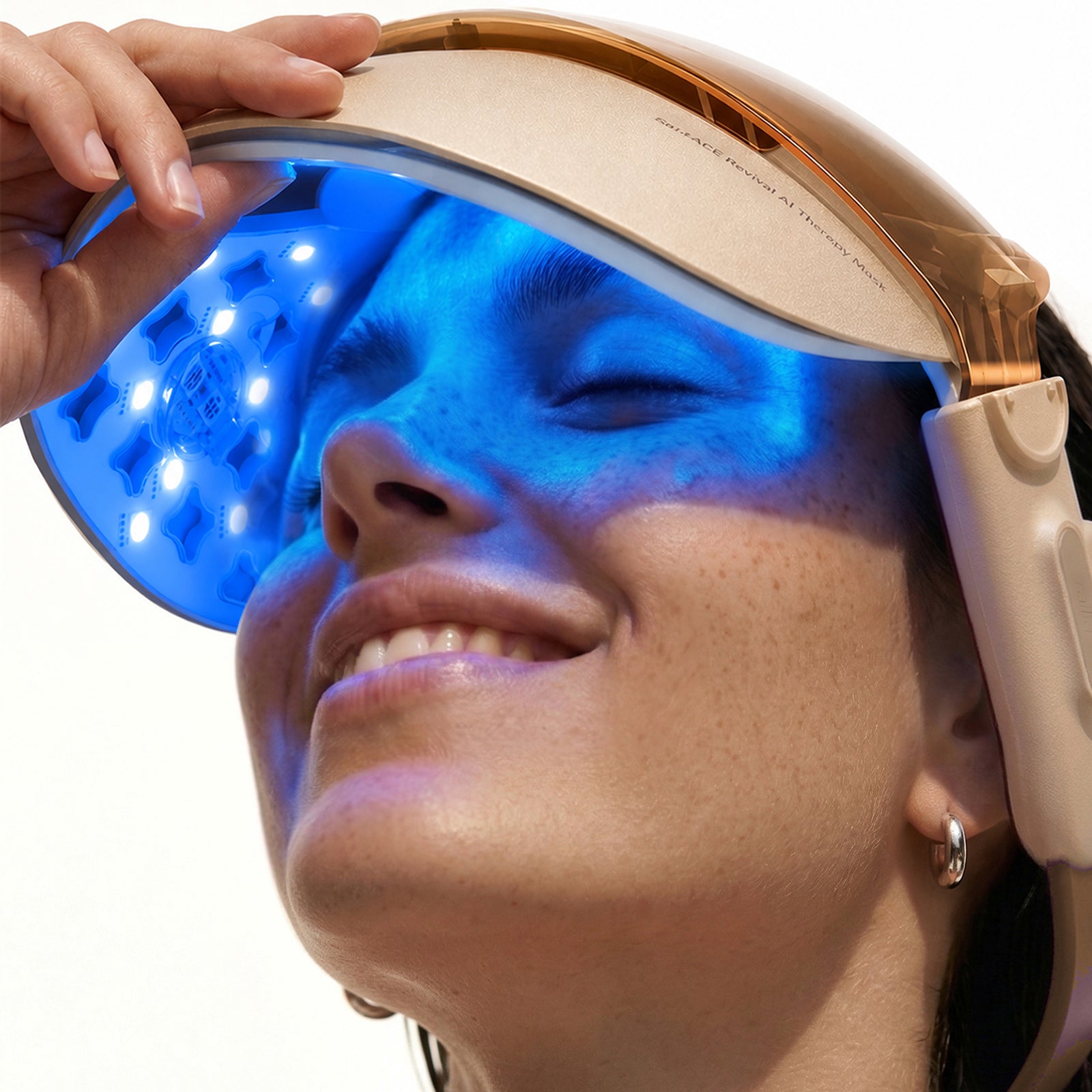 railia AI Skin Analysis LED Face Mask – Gold Edition
