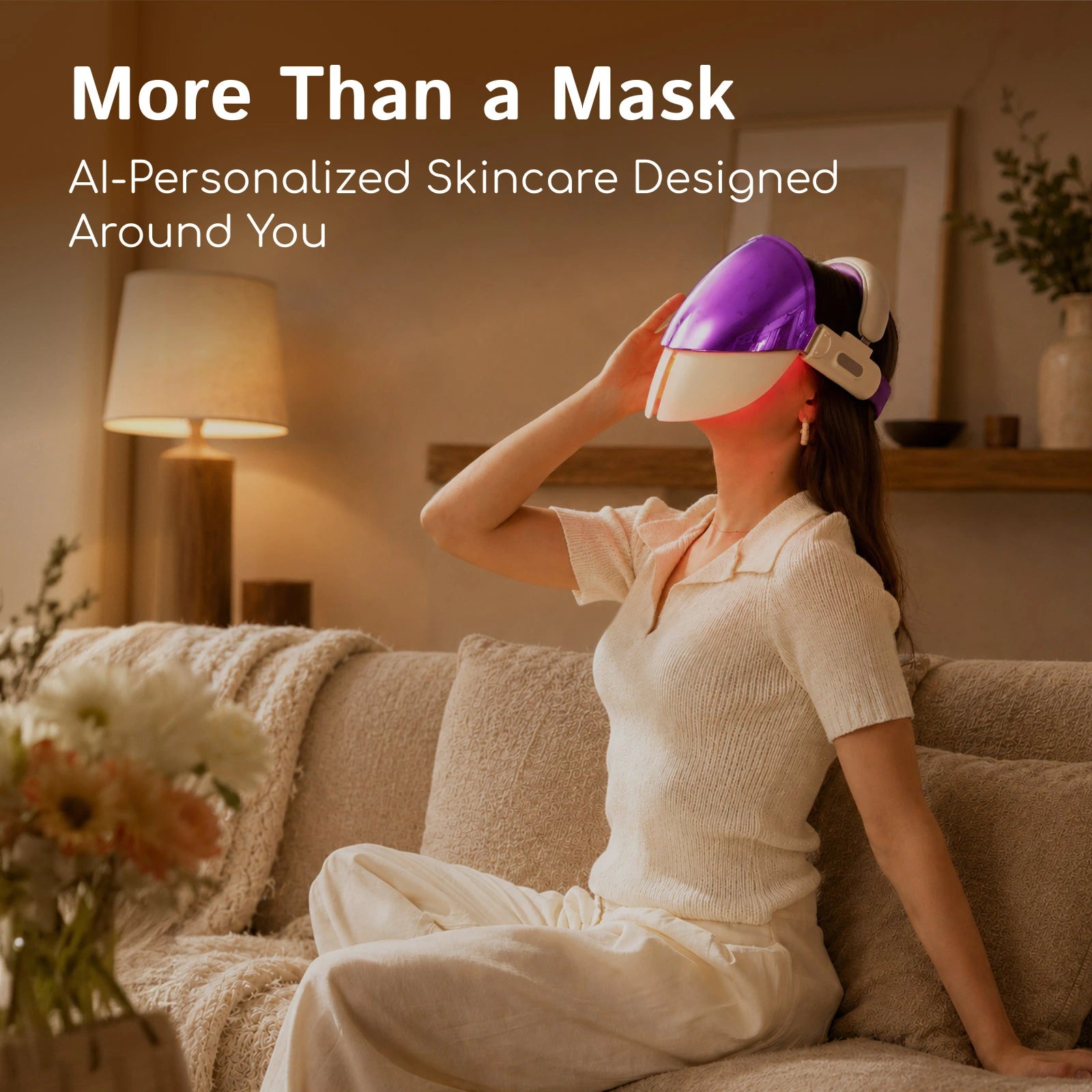 railia Rai-FACE AI Skin Analysis LED Face Mask – Sapphire Edition