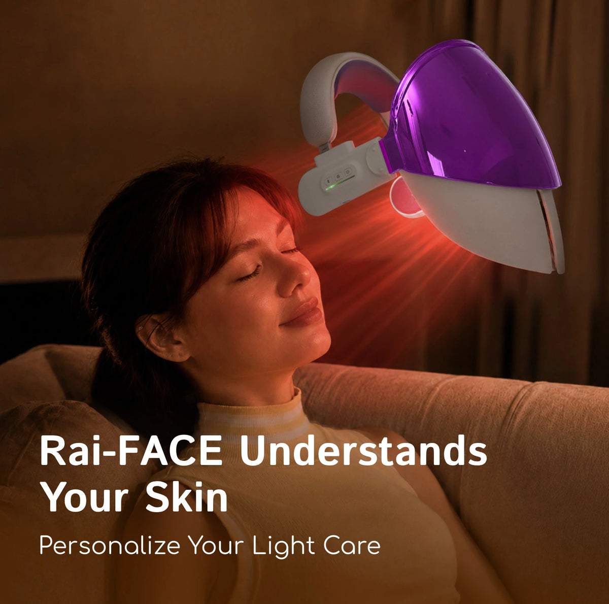 railia Rai-FACE AI Skin Analysis LED Face Mask – Sapphire Edition