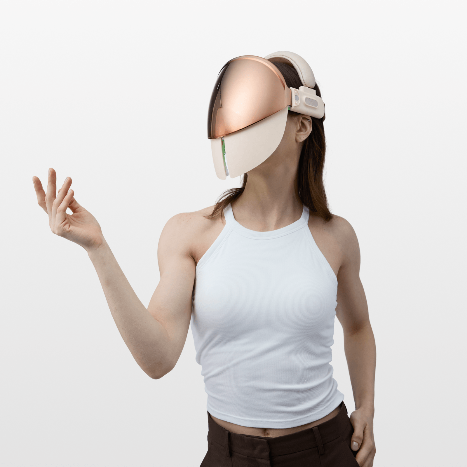 railia AI Skin Analysis LED Face Mask – Gold Edition