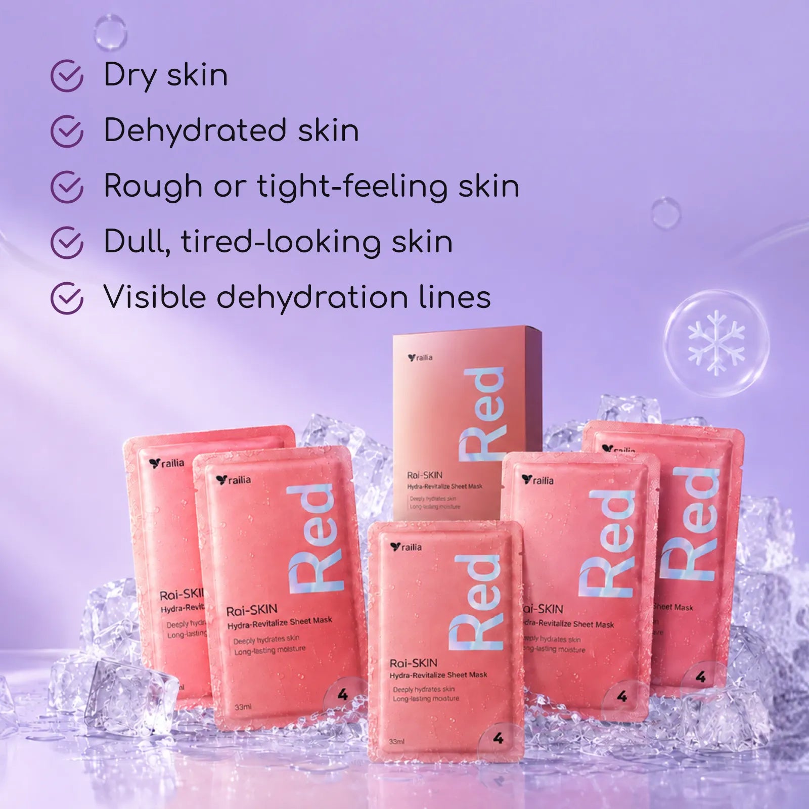 railia Rai-SKIN Hydra-Revitalizing Sheet Mask
