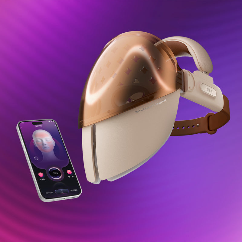 Rai-FACE Revival Al LED Light Therapy Mask - Gold Edition