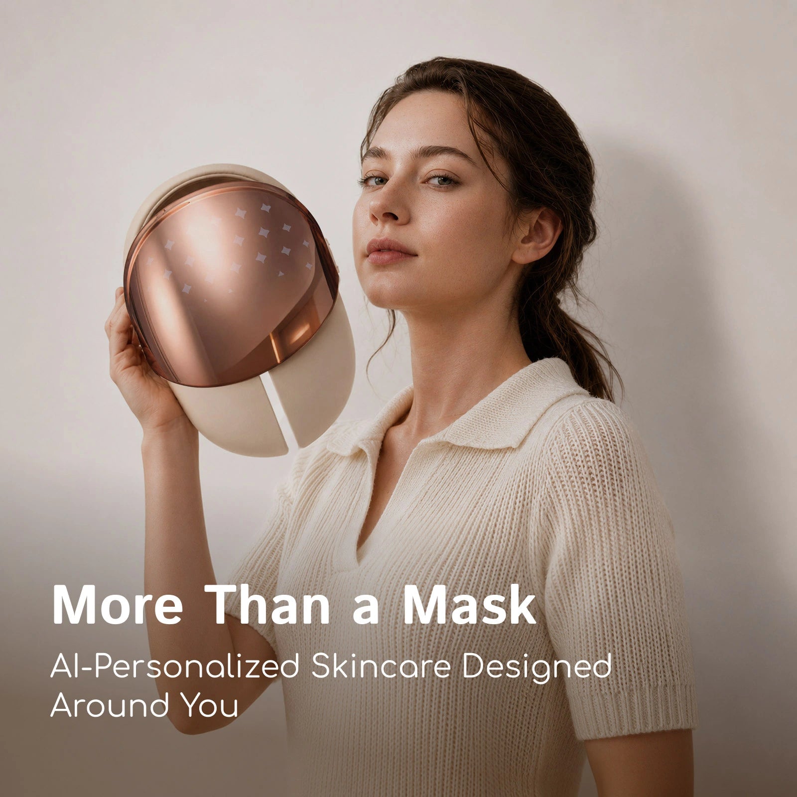 railia Rai-FACE AI Skin Analysis LED Face Mask – Gold Edition
